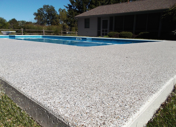concrete raising pool deck