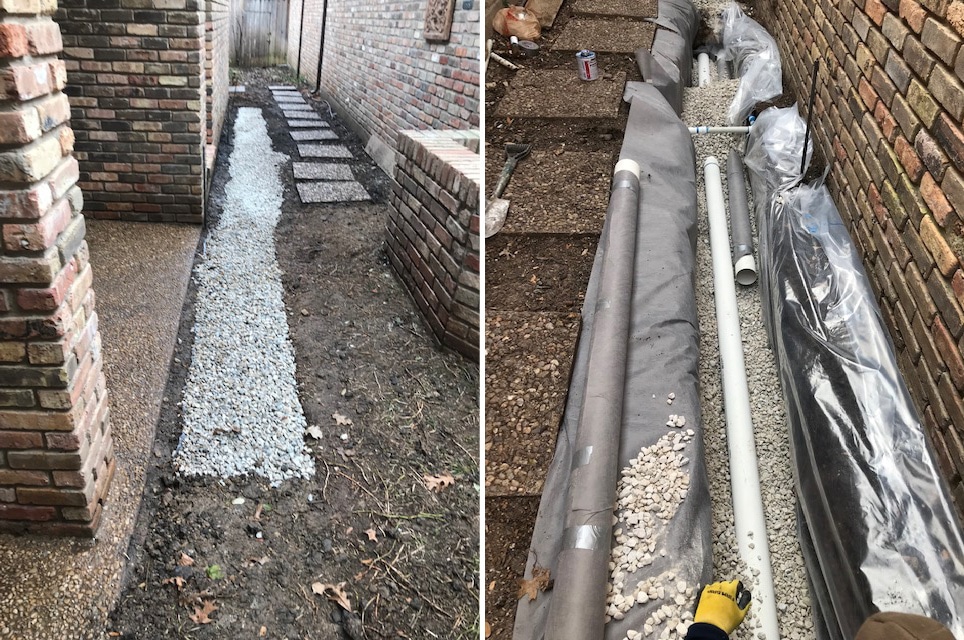 French Drain Solutions | French Drain System | Align Foundation Repair